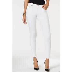 NWT Michael Kors Selma Skinny Jeans Womens Size 6 High Rise White Stretch